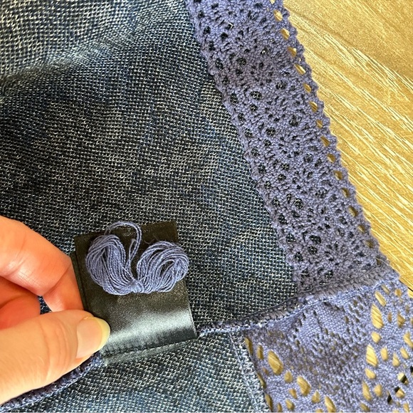 Anthropologie Knitted & Knotted Jacquard Open Front Blazer Jacket Floral M - Picture 9 of 11